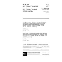 IEC 61834-10 Ed. 1.0 b:2001