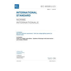 IEC 60598-2-23 Ed. 1.1 b:2001