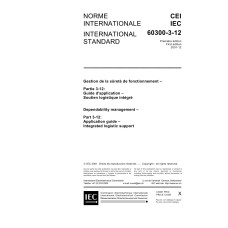 IEC 60300-3-12 Ed. 1.0 b:2001