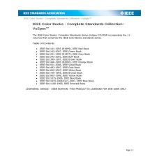 The IEEE Color Books - Complete Standards Series :VuSpec