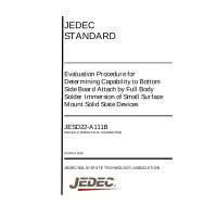 JEDEC JESD22-A111B