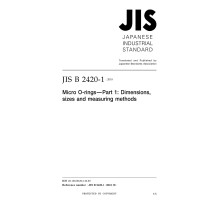 JIS B 2420-1:2018